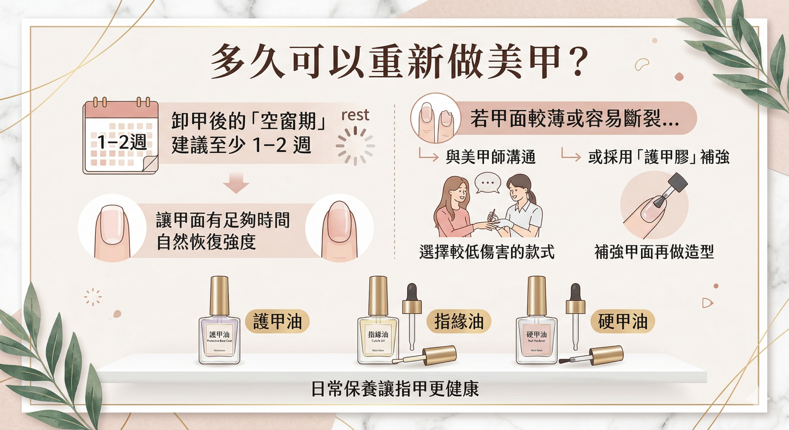 多久可以重新做美甲?